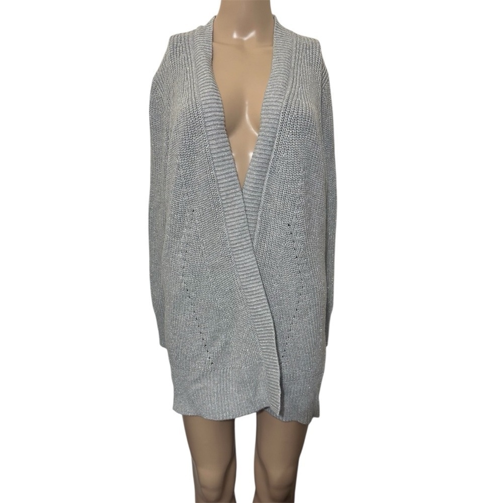 Banana Republic Women's Light Gray Cardigan